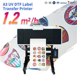 A3 thick label UV DTF printer with stand